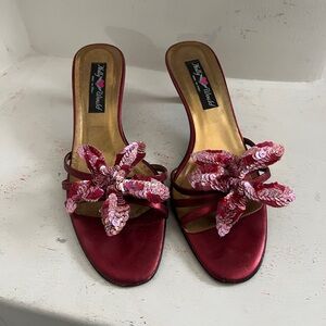 Holly would Red Heel Sandals
